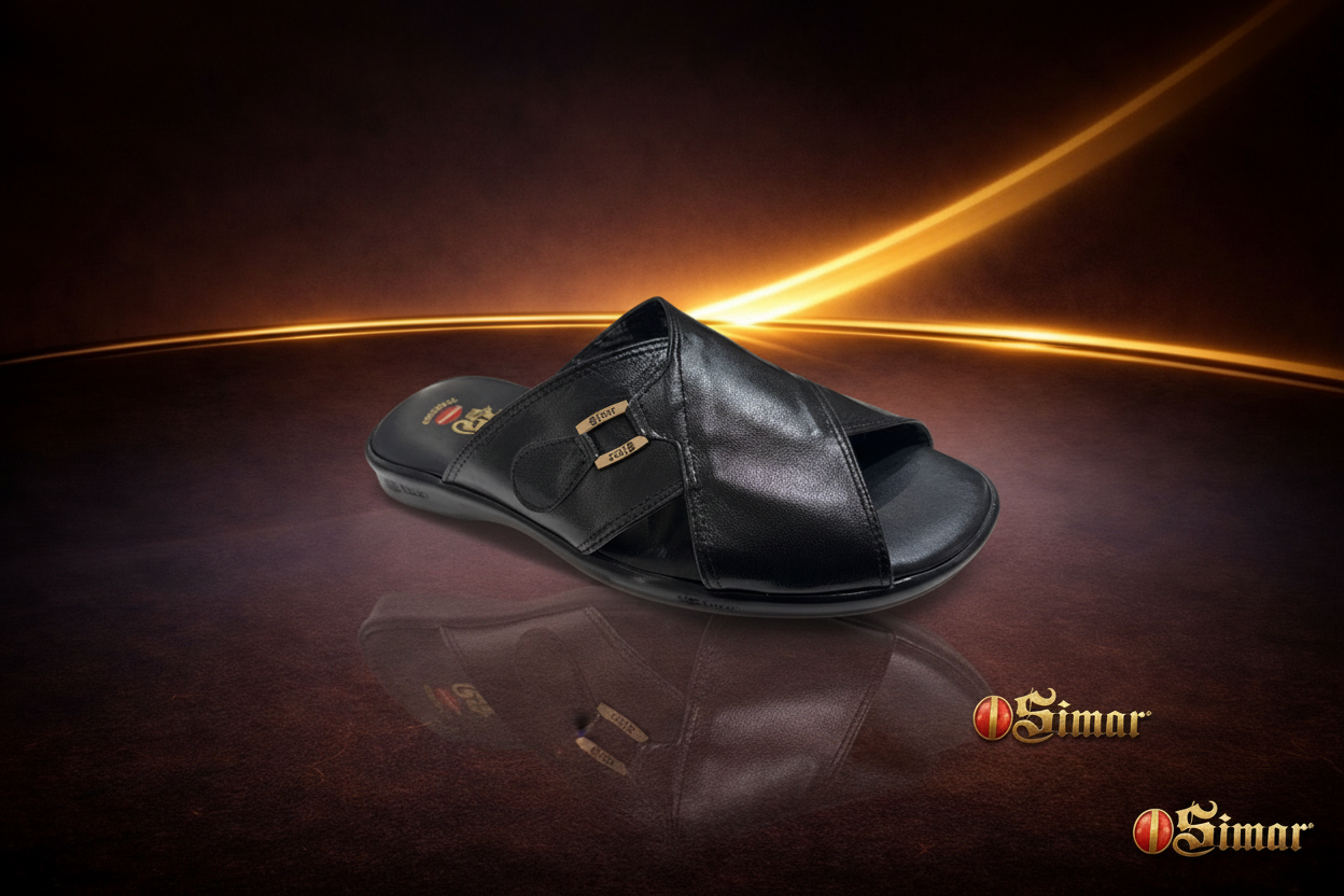 Simar Sandalia Piel Lisa — Fondo Dorado